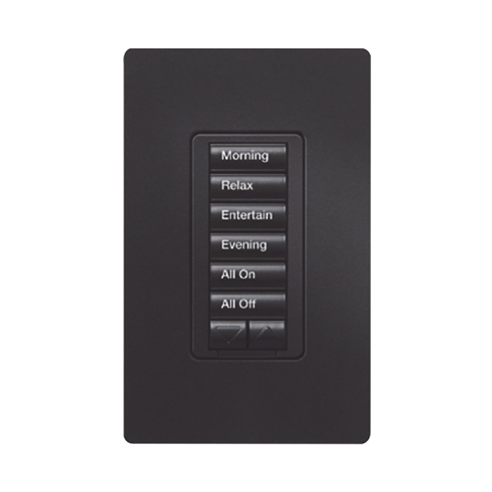 Teclado hibrido seetouch, 6 botones, 2 botones subir/bajar, intensidad 120V/450W, color blanco.