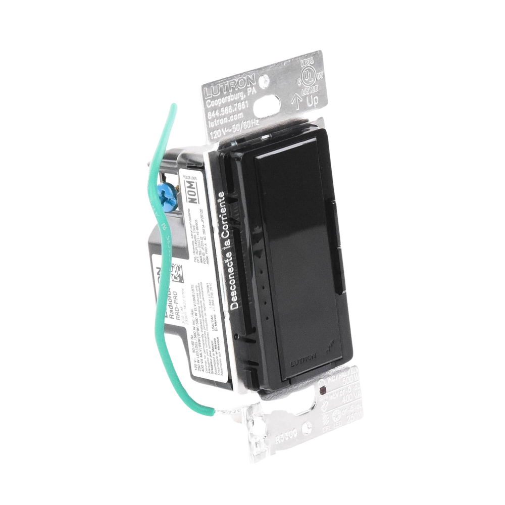 (RadioRA2) Atenuador Dimmer PRO para linea RadioRa2, RadioRa3 y RA2 Select, el cable neutro es opcional 250W LED / CFL - Image 3