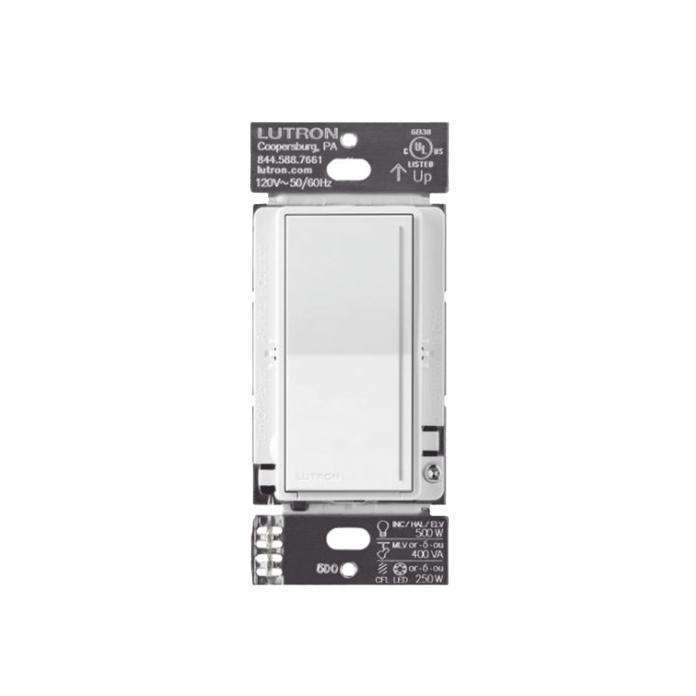 (RadioRa3) )Atenuador (dimmer) Auxiliar de pared, compañero de atenuadores multilocación. Usar en 3 vías o escalera.