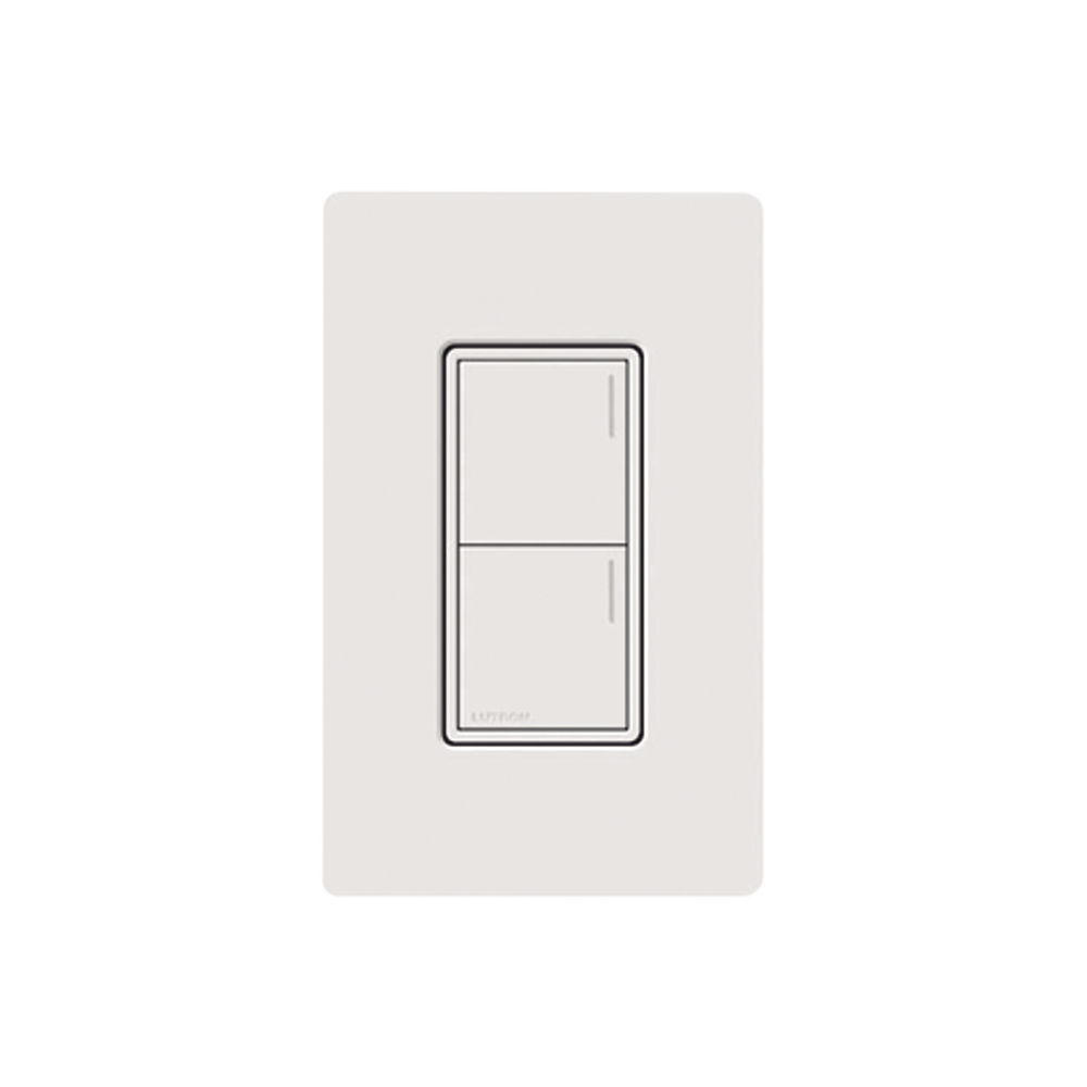 (RadioRa3) Botonera Sunnata Blanco 2 escenas para Radio RA3, programe escenas diferentes en cada botón.