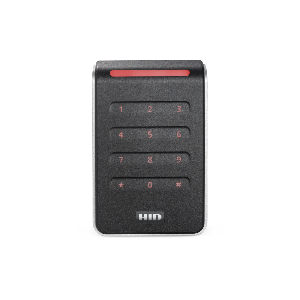 Lector con Teclado Capacitivo SIGNO R40 Multitecnologia/ 40KTKS-01-00001H/ Garantia de Por Vida/ Terminal Strip/Wiegand & OSDP/Mullion