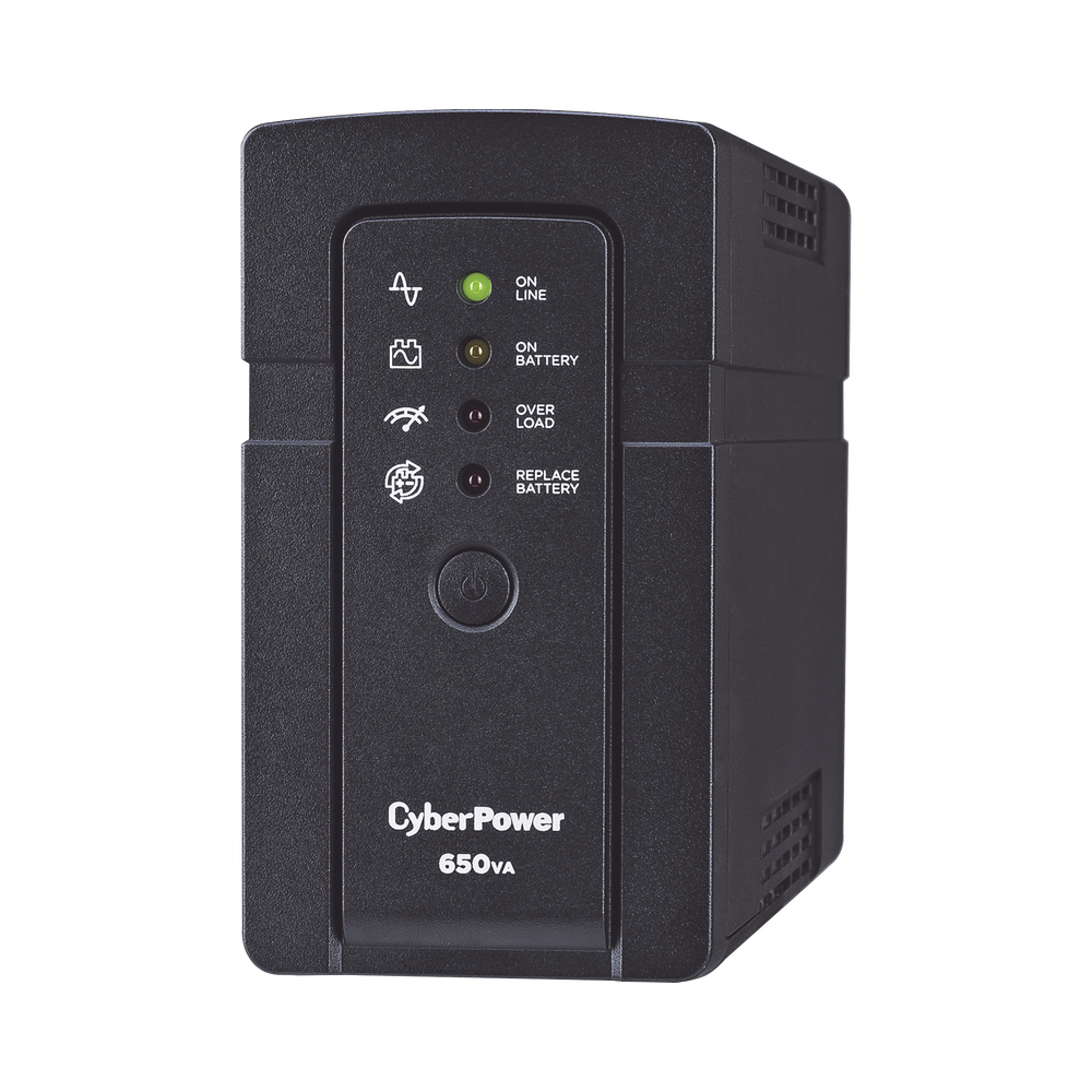 UPS de 650 VA/400 W, Topología Standby, Compacto, Entrada 120 Vca NEMA 5-15P, Con 3 Tomas Respaldo/Protección y 3 Tomas Solo Protección NEMA 5-15R - Image 3