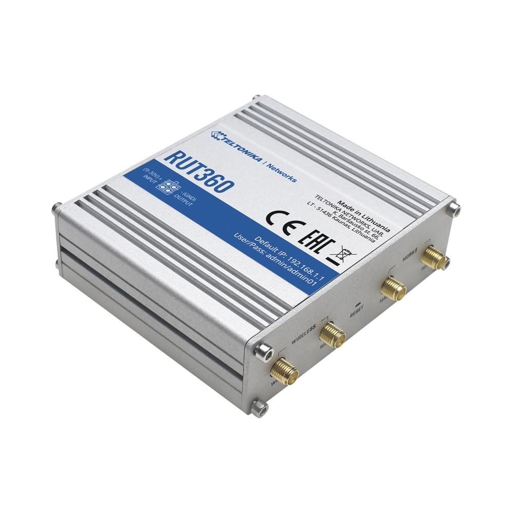 Router Industrial 4G LTE CAT6, WiFi 2.4GHz , Bandas: B2, B4, B5, B7, B12, B13, B25, B26, B29, B30, B66 - Image 3