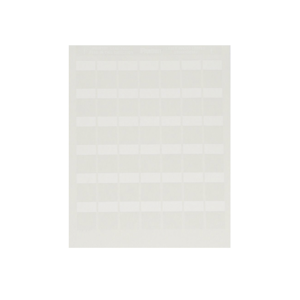 Hojas con 2500 Etiquetas Auto-Laminadas para Impresora L?ser/Inyecci?n de Tinta, para Cables de 2 a 4.1 mm de Di?metro (18 - 14 AWG)