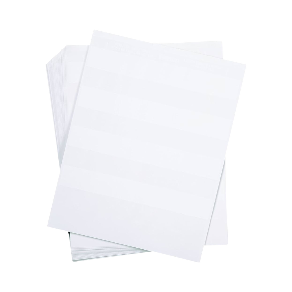 Hojas con 2500 Etiquetas Auto-Laminadas para Impresora L?ser/Inyecci?n de Tinta, para Cables de 2 a 4.1 mm de Di?metro (18 - 14 AWG)