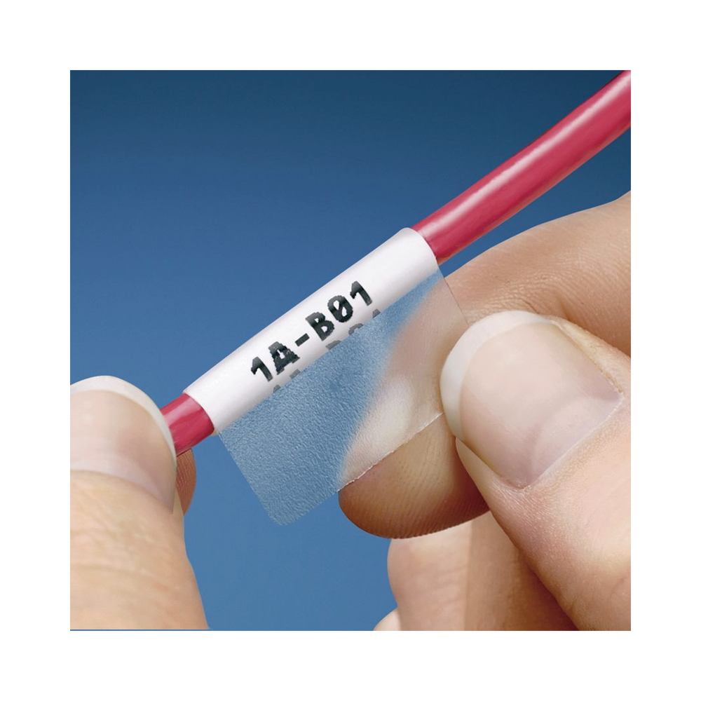 Hojas con 1000 Etiquetas Auto-Laminadas para Impresora L?ser/Inyecci?n de Tinta, para Cables de 6.1 a 12.2 mm de Di?metro (8 - 4 AWG)