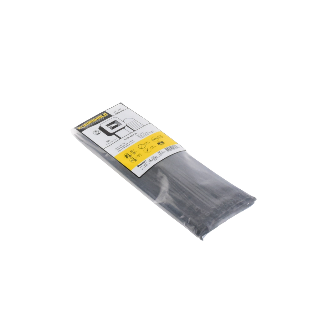 Cincho de Nylon 6.6 StrongHold™, 300mm largo x 3.6mm ancho, Color Negro, Exterior Resistente a Rayos UV, Paquete de 100pz - Image 4