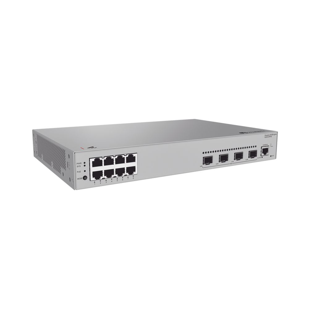 Switch de acceso eKit Administrable / Capa 2 / 8 Puertos PoE+ Gigabit + 4 SFP + Puerto Consola / PoE Perpetuo / Presupuesto PoE 125 W / Sin licenciamiento - Image 2