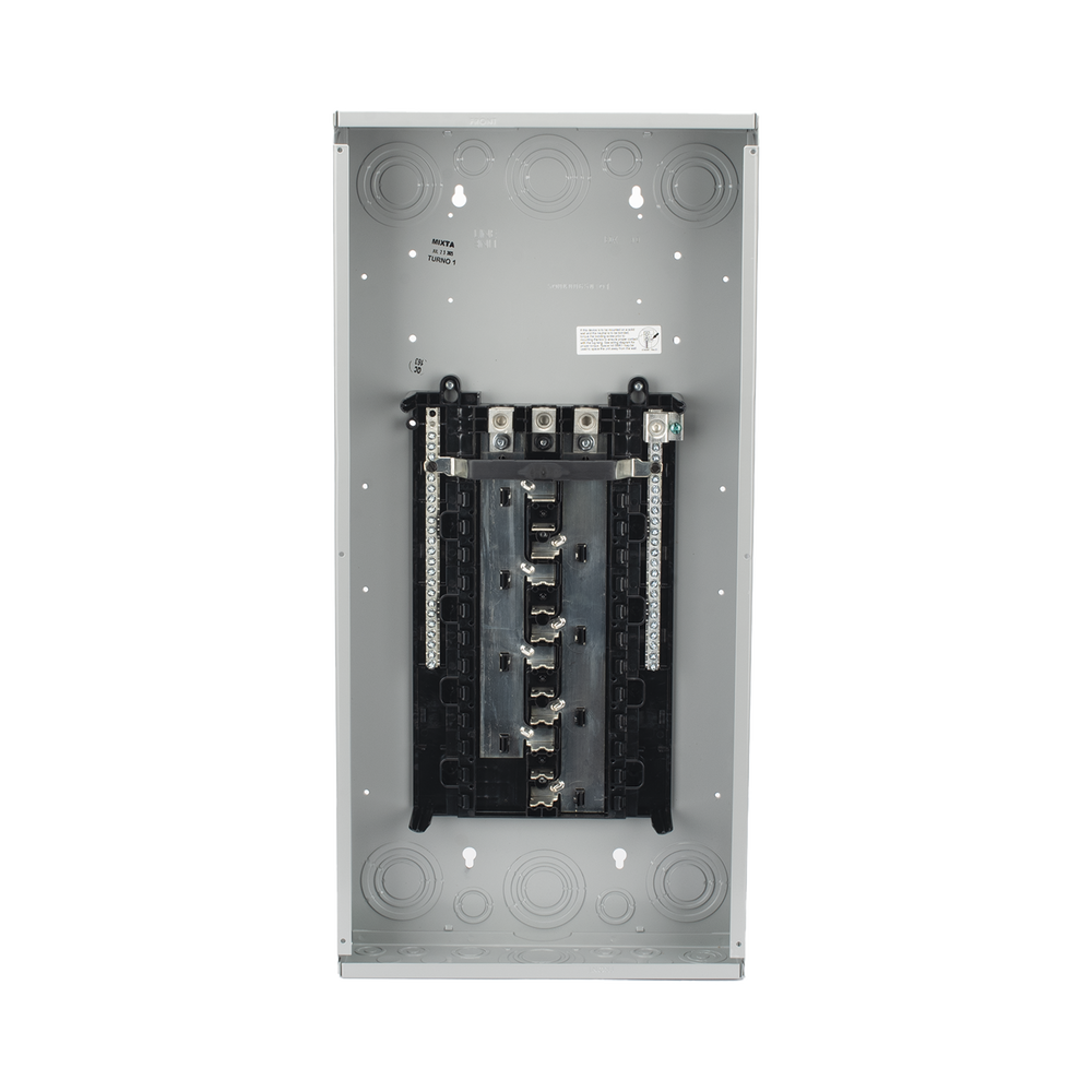 Centro de carga trifásico 3 Fases, 4 Hilos para interruptores QP, de 24 polos - 42 circuitos, 120/240vca, Barras de aluminio 200 Amp, Nema 1, uso interior. Incluye tapa. - Image 4