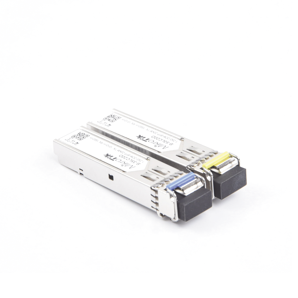 Transceptores MiniGbic SFP 1.25G LC WDM para fibra Mono Modo 20 Kms - Image 2