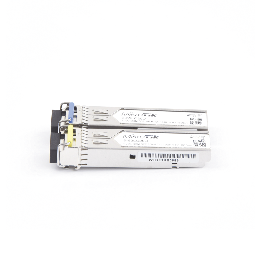 Transceptores MiniGbic SFP 1.25G LC WDM para fibra Mono Modo 20 Kms - Image 4