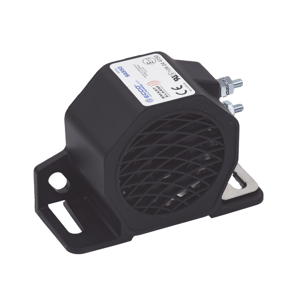 Alarma de reversa inteligente 12-24 Vcc, 82- 102 dBA