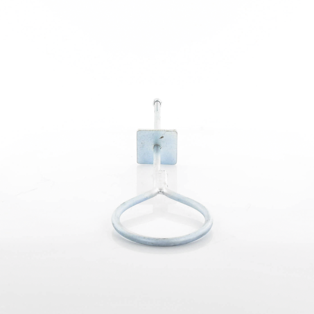 Ancla de Losa o Pared de 63-65 cm. de 13 cm diámetro de argolla. Galvanizado Electrolítico. - Image 3