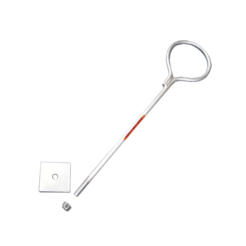 Ancla de Losa o Pared de 90 cm. de 1/2" de Grosor Galvanizado por Inmersión.