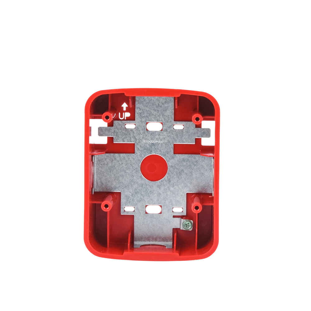 Caja de Montaje en Pared para Bocina y Bocina con Lampara Estroboscopica y para montaje en Techo de Bocinas, Color Rojo - Image 4