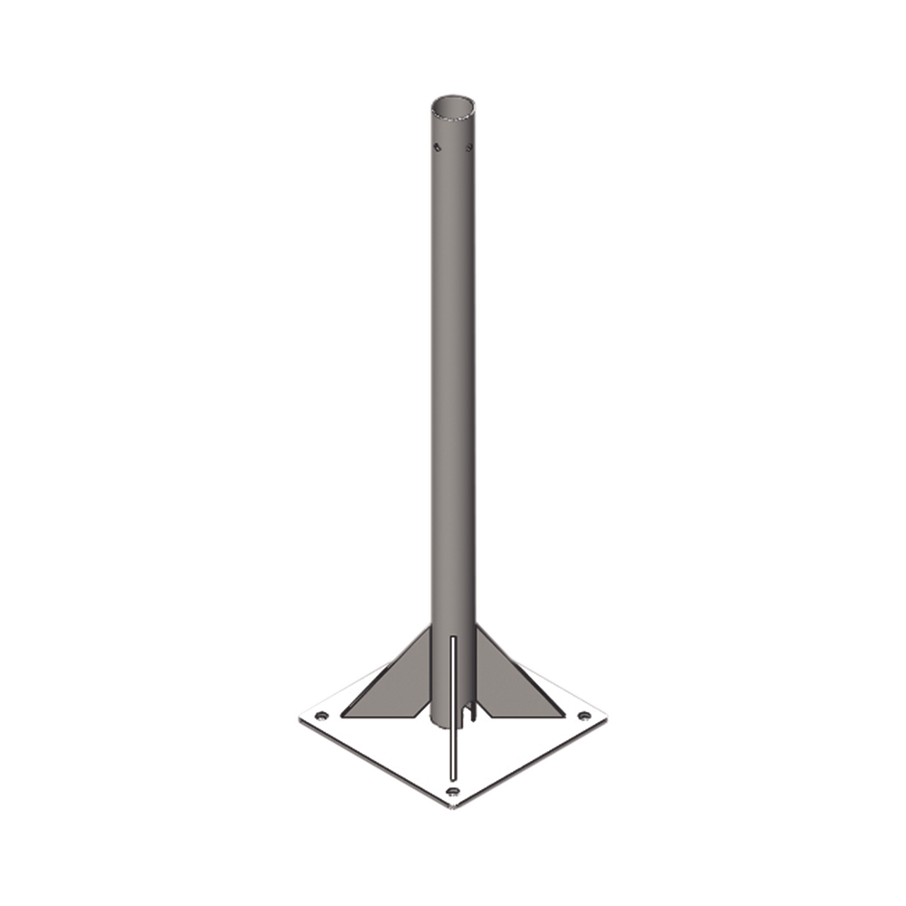 Mástil de 5 metros por 2" de Diámetro. Galvanizado por Inmersión en Caliente.