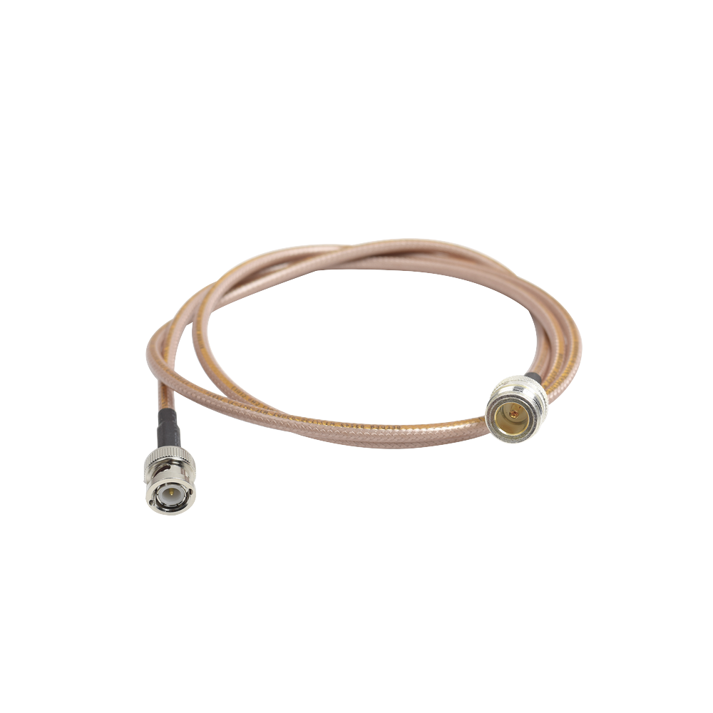 Jumper Fabricado con Cable LP-142 Conectores BNC/N Hembra de 110 cm (43.31 Pulgadas).