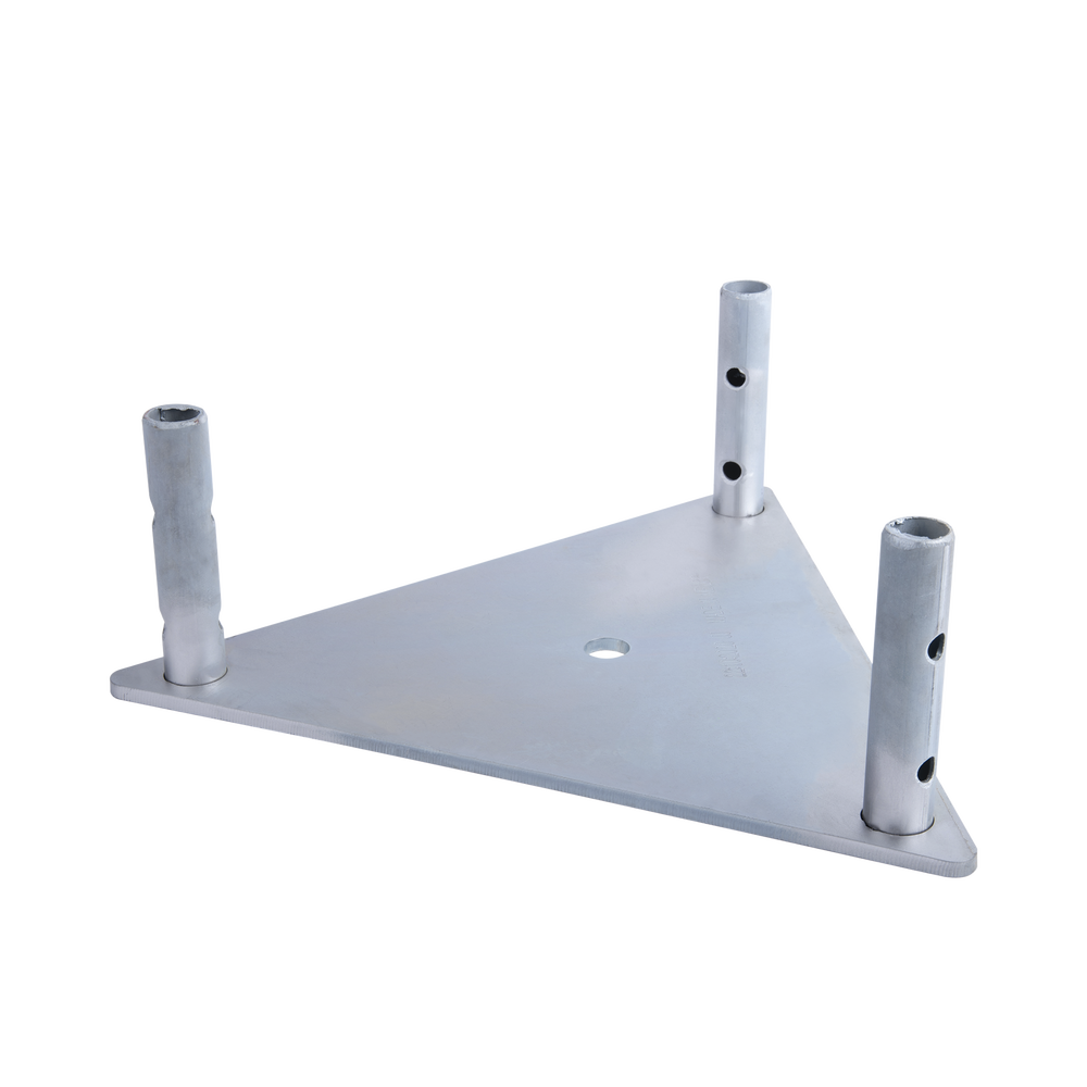 Base Triangular para Tramo STZ45G Galvanizado por Inmersión en Caliente.