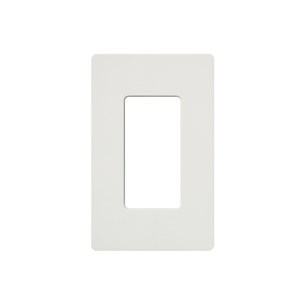 Tapa Color Blanco Satin para interruptor o dimmer Lutron, 1 gang, limpio y moderno