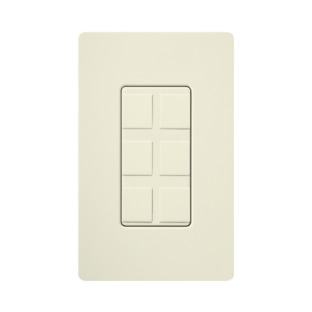 Caja de pared para varios contactos de red o tel, 6 mini espacios