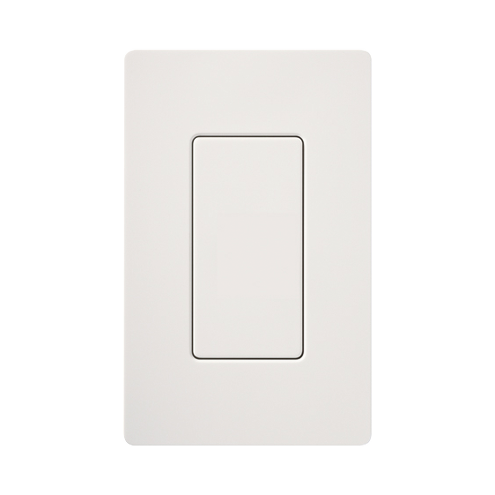 Placa ciega de pared color blanco Snow