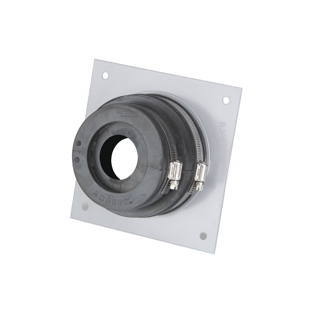 Placa y Goma Pasamuro para Cable Coaxial de 1/2