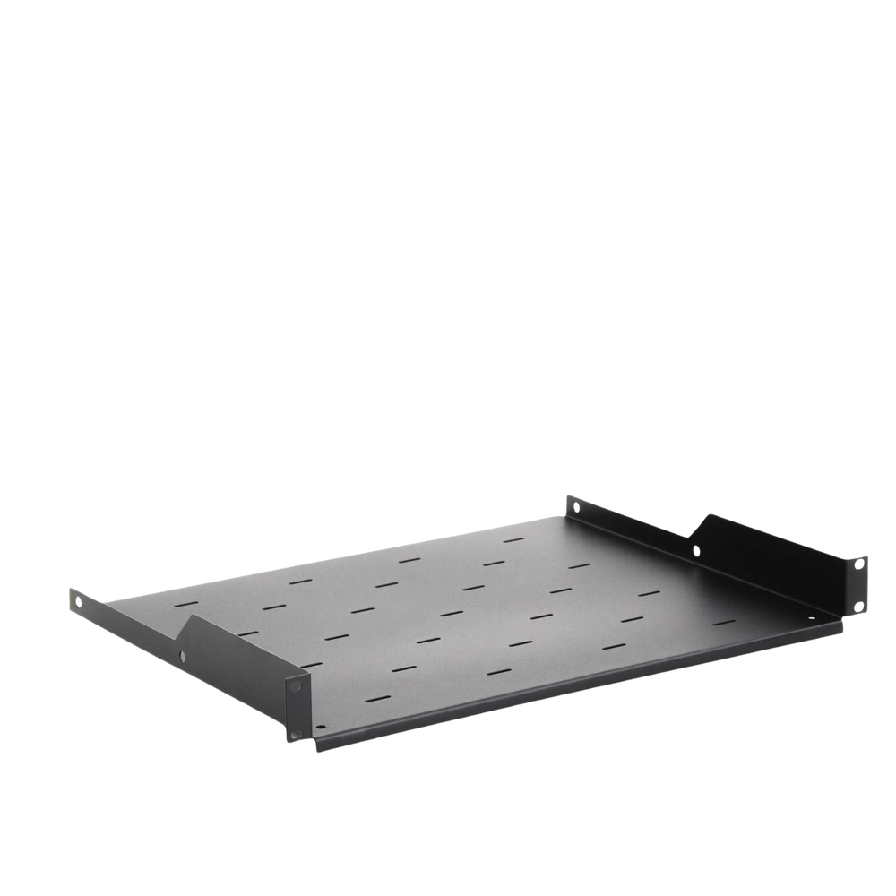 Charola para Soportar Equipos en Rack de 19, Profundidad de 34 cm, Color Negro, 1U - Image 2