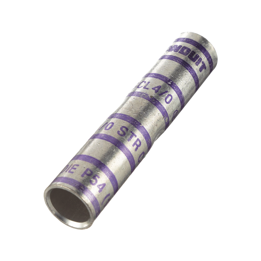 Empalme de Compresión a tope de Cobre tipo barril largo. Para cable 4/0 AWG, 1 Pieza - Image 3