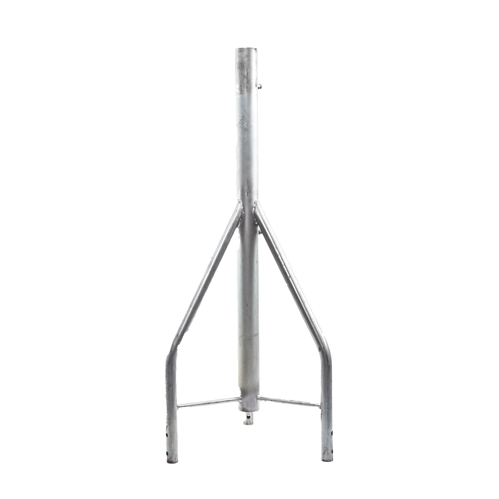 Tramo de Remate / Copete, tubo industrial 1 1/4" con tubo central 2 3/8", galvanizado por electrólisis.