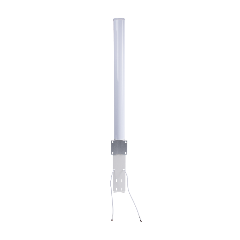 Antena Omnidireccional en 2.4 GHz, Rango de Frecuencias (2.3 - 2.5 GHz), Ganancia de 10 dBi, Doble Polaridad MIMO 2x2, Incluye Jumpers - Image 2