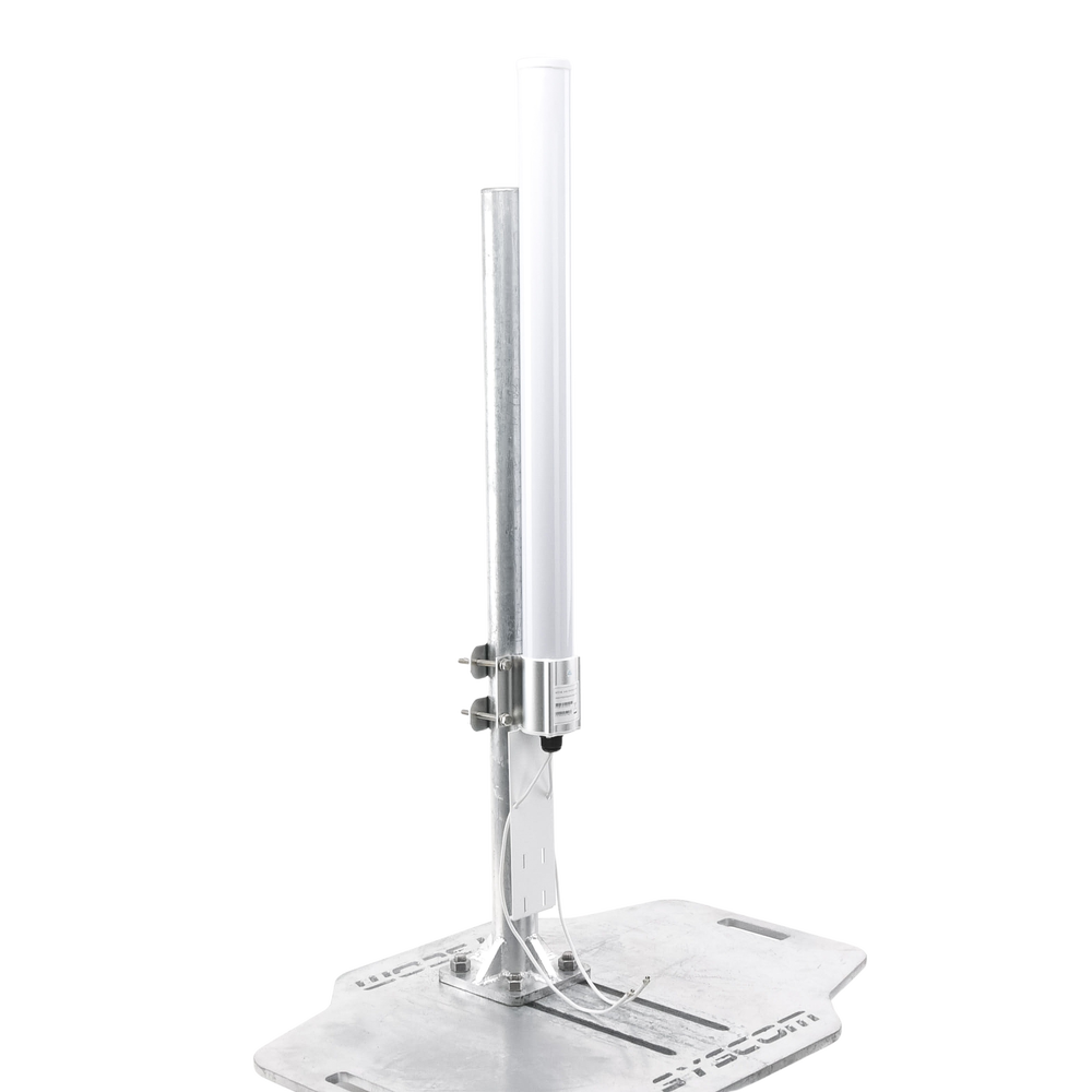 Antena Omnidireccional en 2.4 GHz, Rango de Frecuencias (2.3 - 2.5 GHz), Ganancia de 10 dBi, Doble Polaridad MIMO 2x2, Incluye Jumpers - Image 6