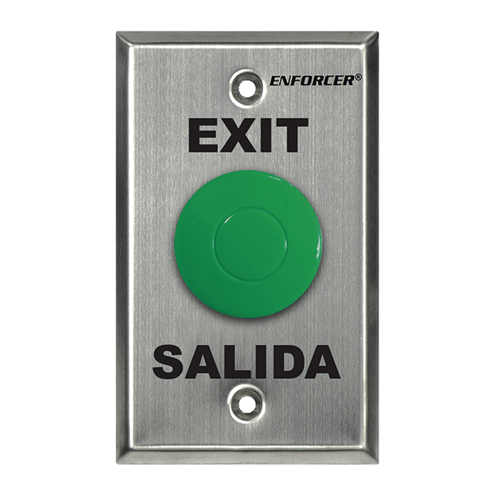 Botón Tipo Hongo / Color Verde / Relevador NO, NC, COM