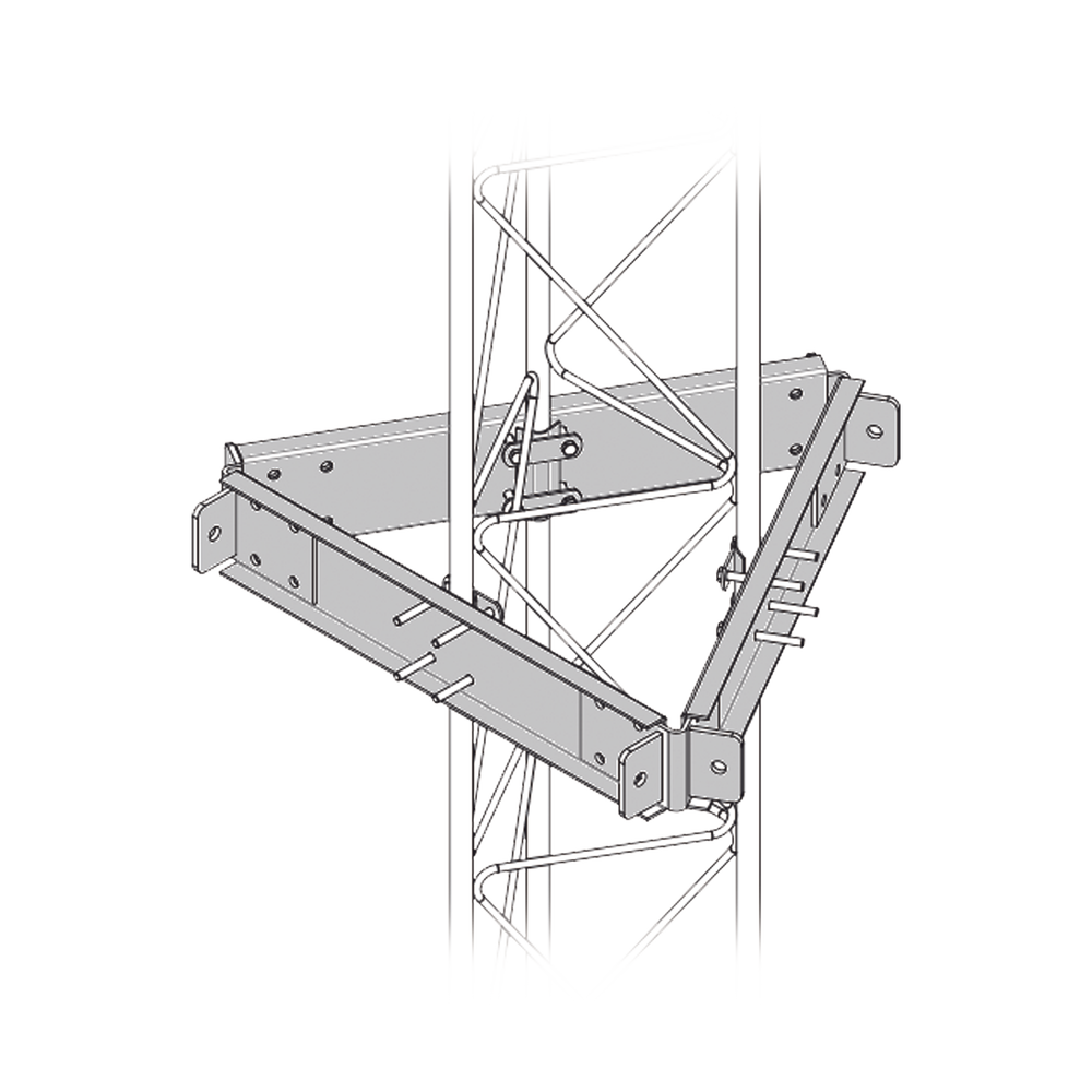 Estabilizador de Torre para Tramos STZ-30G Galvanizado por Inmersión en Caliente.
