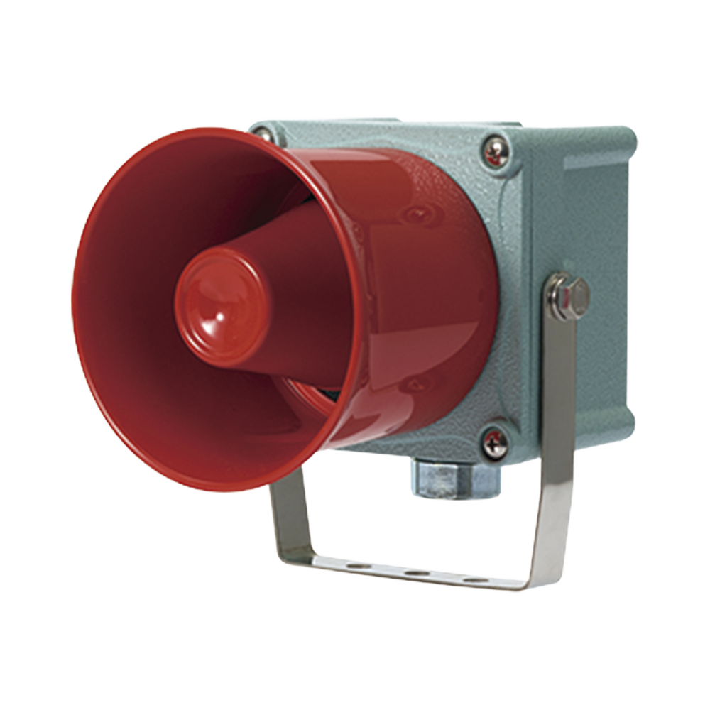 Sirena Electrónica de 120 VCA para Aplicaciones Industriales Pesadas Máx. Volumen 114dB