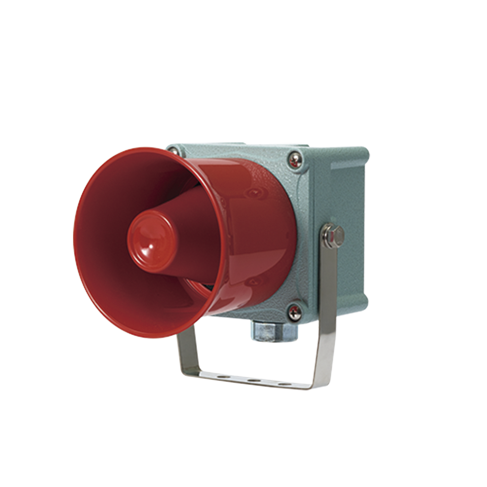 Sirena Electrónica de 24 VCD para Aplicaciones Industriales Pesadas Máx. Volumen 114dB