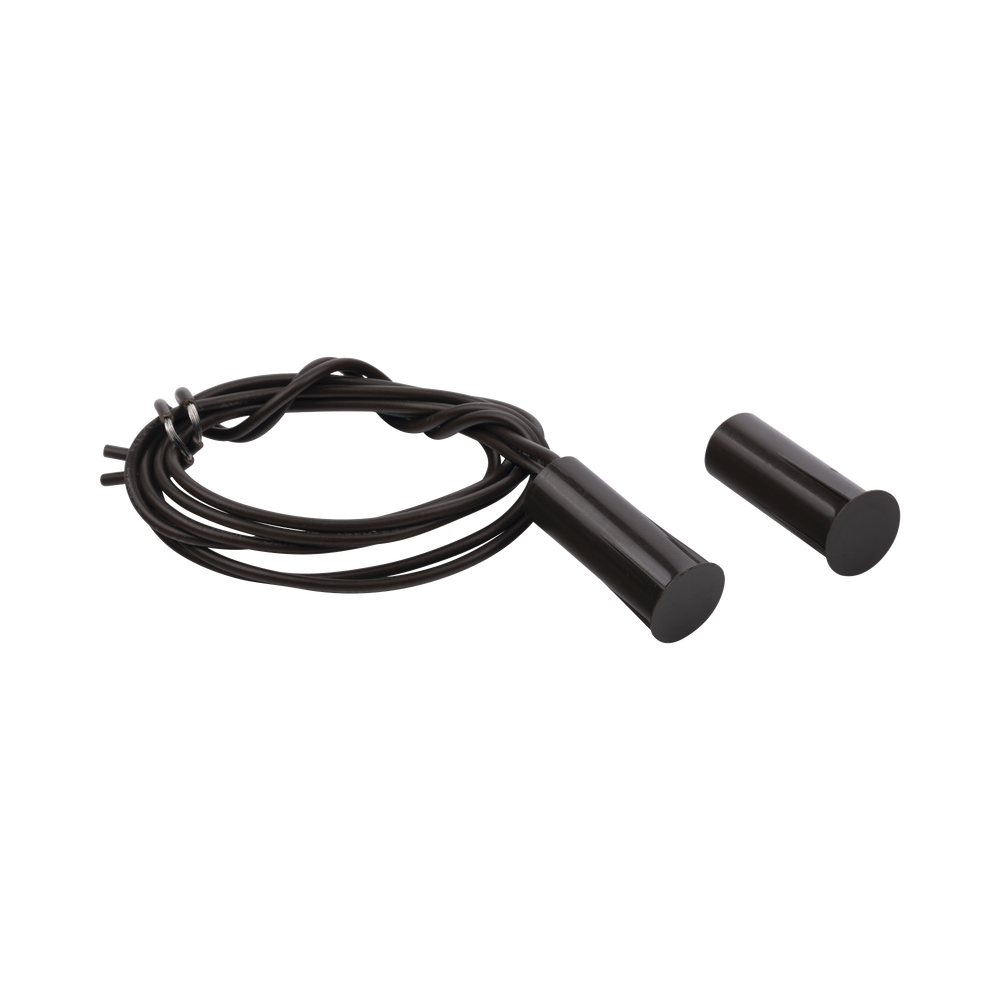 Contacto magnético para puertas y ventanas aluminio y madera de empotrar color café /GAP: 19mm - Image 2