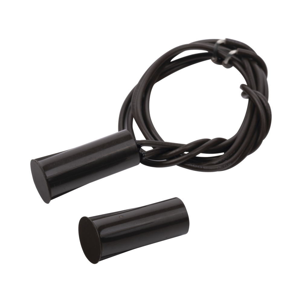 Contacto magnético para puertas y ventanas aluminio y madera de empotrar color café /GAP: 19mm - Image 3