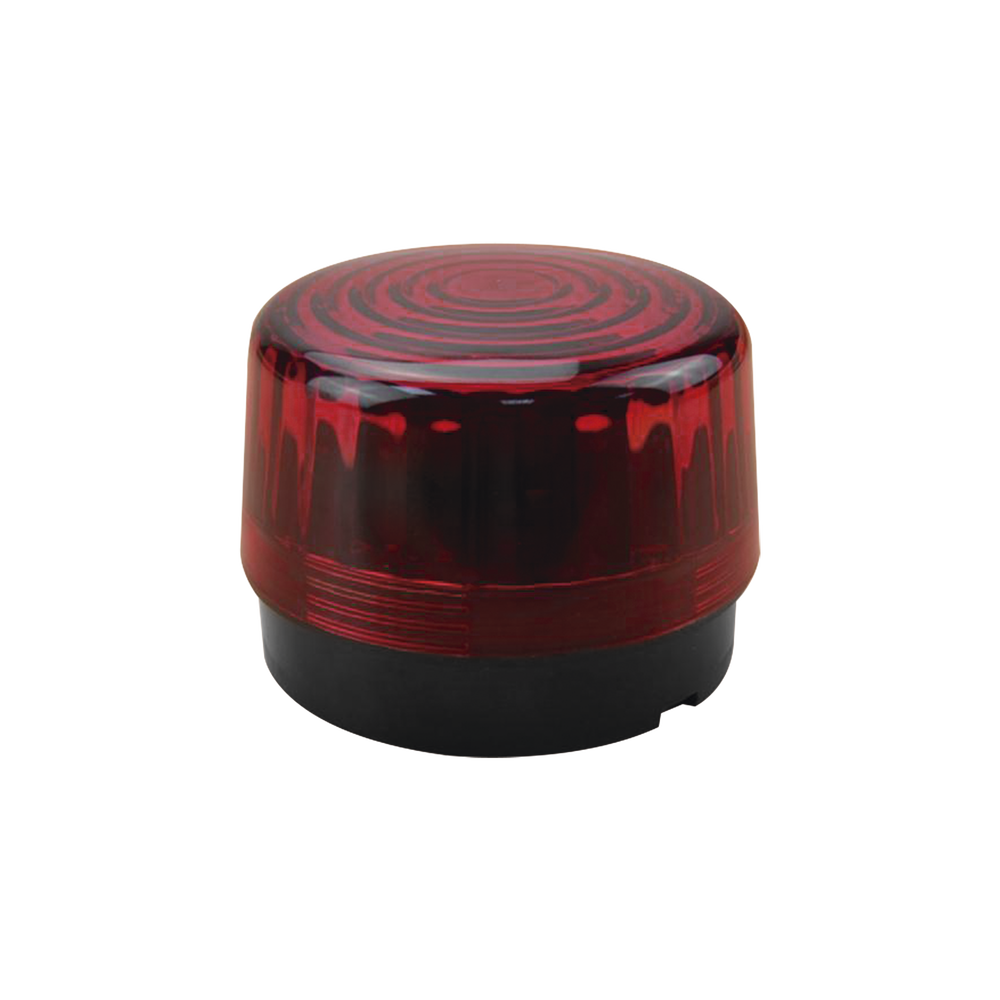 Luz Estroboscópica LED (55) / Patrones de Parpadeo Ajustables / 8 Patrones / Batería de Respaldo / 12-24 Vcc/Vca / Resistente al Clima IP66/IP55