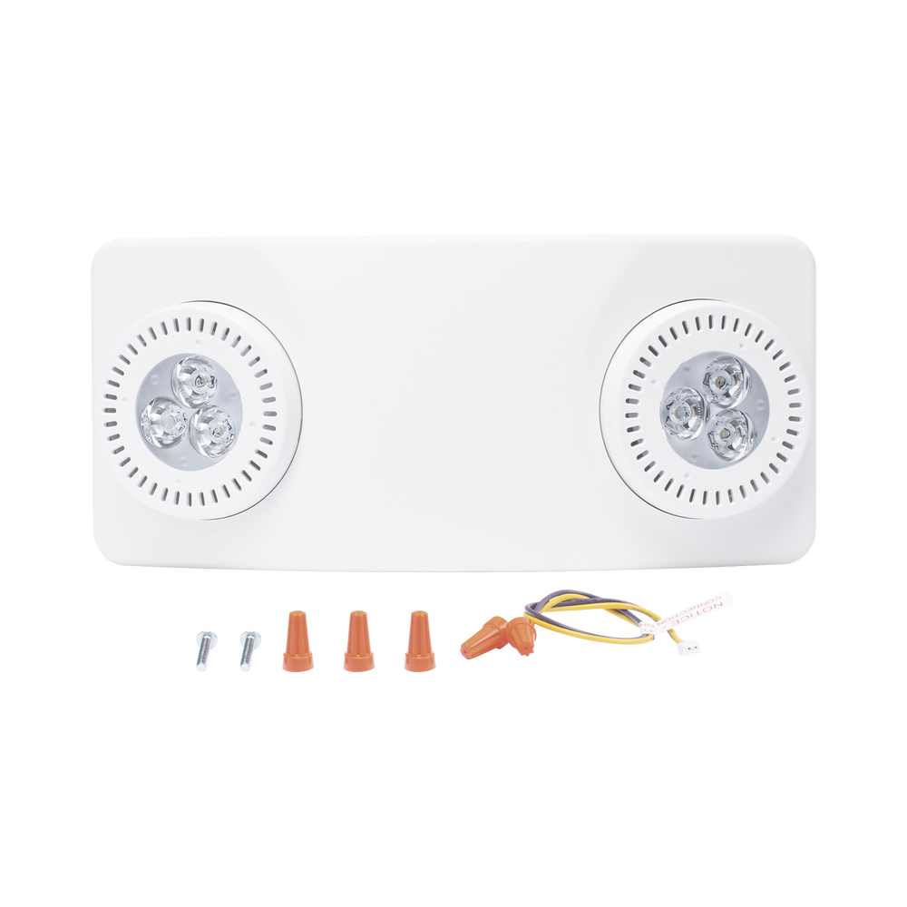 Luz de Emergencia Dual LED /520lm/uso rudo/montaje en pared o techo/batería de respaldo incluida - Image 4