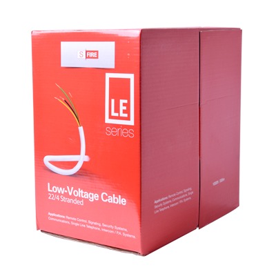 Bobina de 305 Metros (1000 Pies) / Cable de CCA / 4 x 22 AWG / Tipo Aluminio Revestido de Cobre / Aplicaciones en Alarmas de Intrusi?n / Automatizaci?n