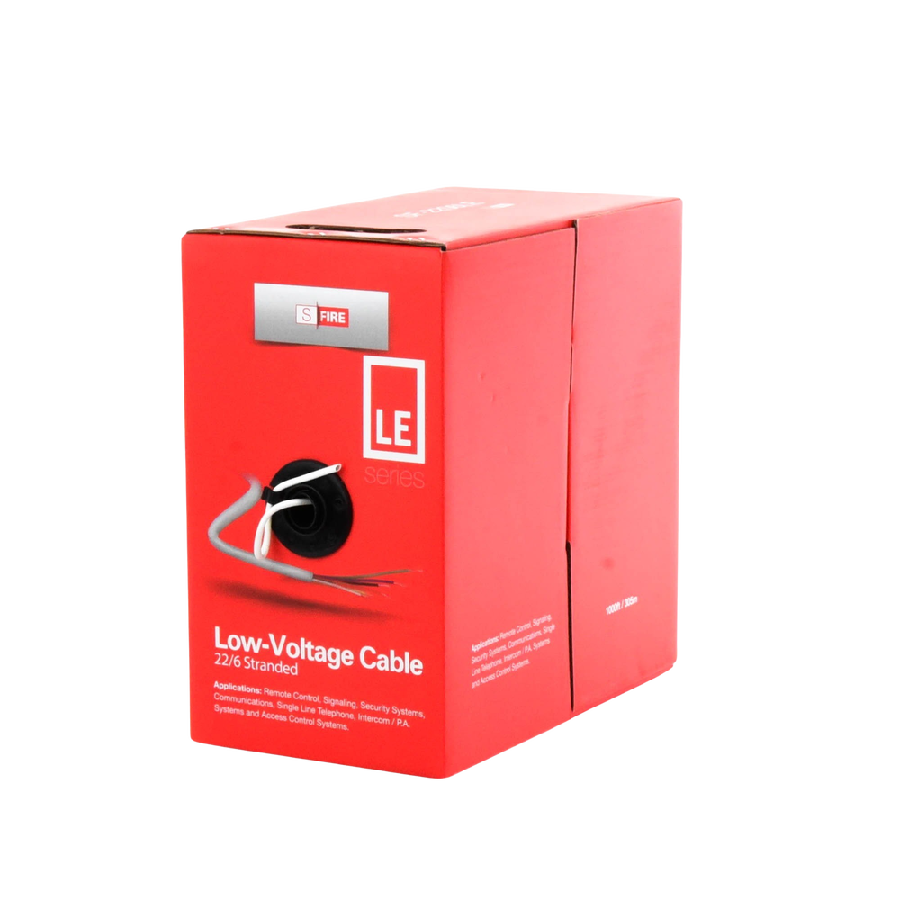 Bobina de 305 Metros (1000 Pies) / Cable de CCA / 6 x 22 AWG / Tipo Aluminio Revestido de Cobre / Aplicaciones en Control de Acceso / Alarmas de Intrusi?n/Control de Acceso / Automatizaci?n / Interfonos y TV Porteros