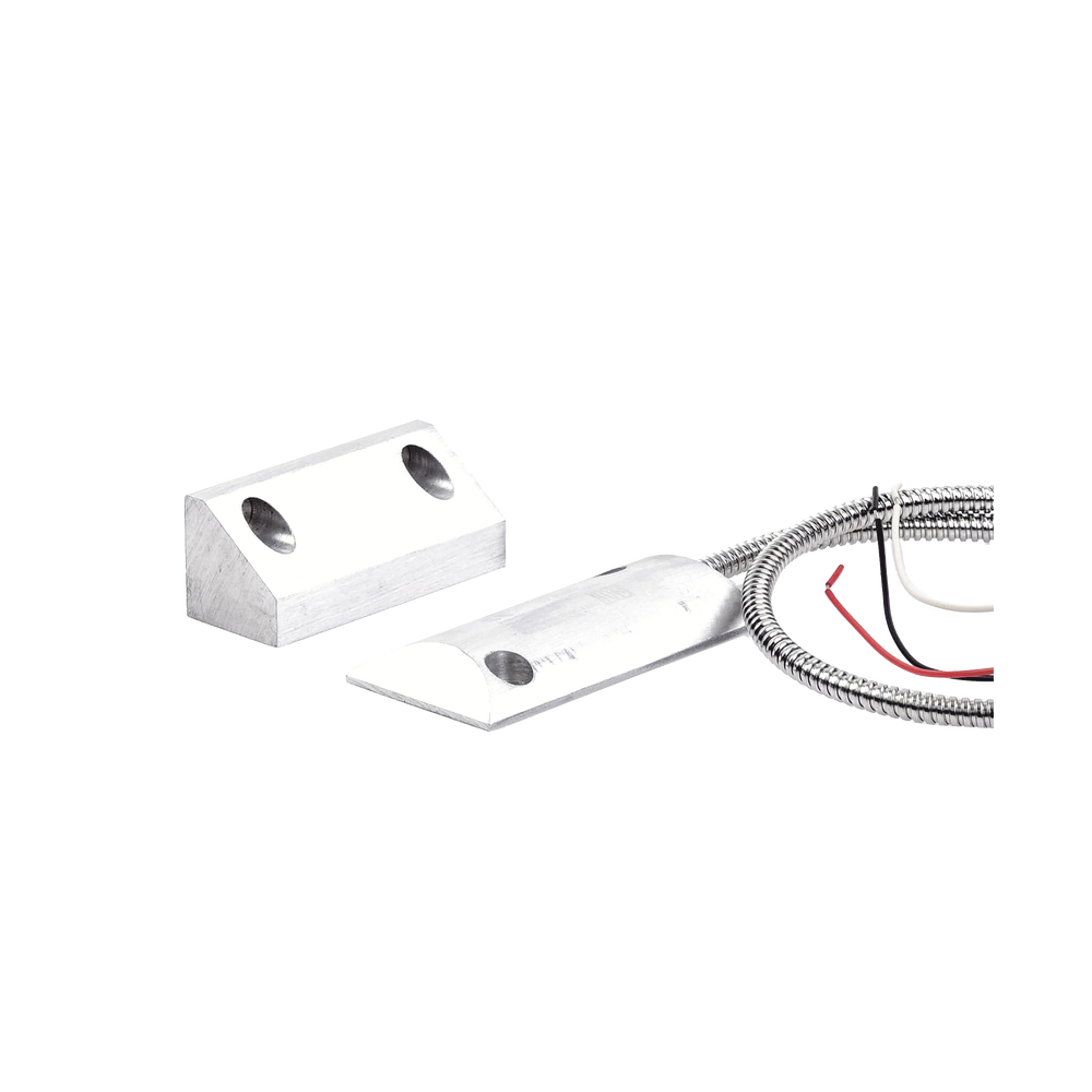 Contacto Magnético para Piso, Salida Dual NC/NA, GAP 65mm, Cubierta de Aluminio con 55cm de Cable Blindado - Image 3