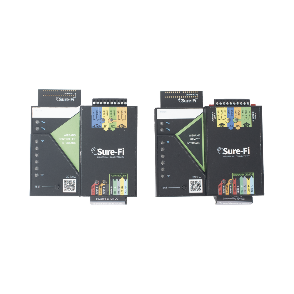 Convertidor de lectora para control de acceso (cableado a inalámbrico) / 1 Wiegand / 2 Relevadores / 2 Entradas / Atraviesa hasta 1.6 KM En Construcción o Material - Image 2