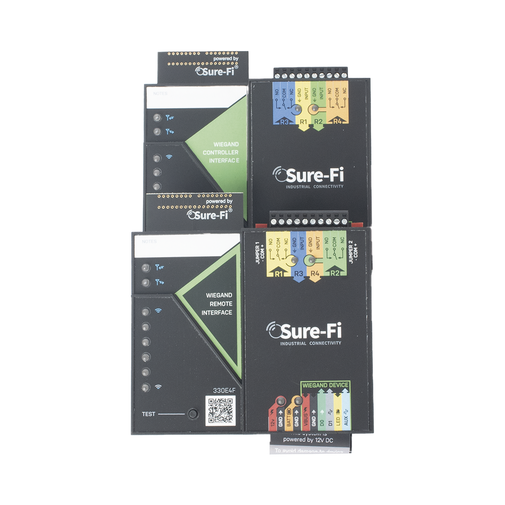 Convertidor de lectora para control de acceso (cableado a inalámbrico) / 1 Wiegand / 2 Relevadores / 2 Entradas / Atraviesa hasta 1.6 KM En Construcción o Material - Image 3