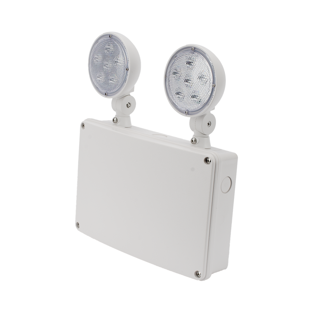 Letrero LED de SALIDA con Luz de Emergencia/Montaje Universal (pared, lateral o Techo)/Batería de Respaldo Incluida