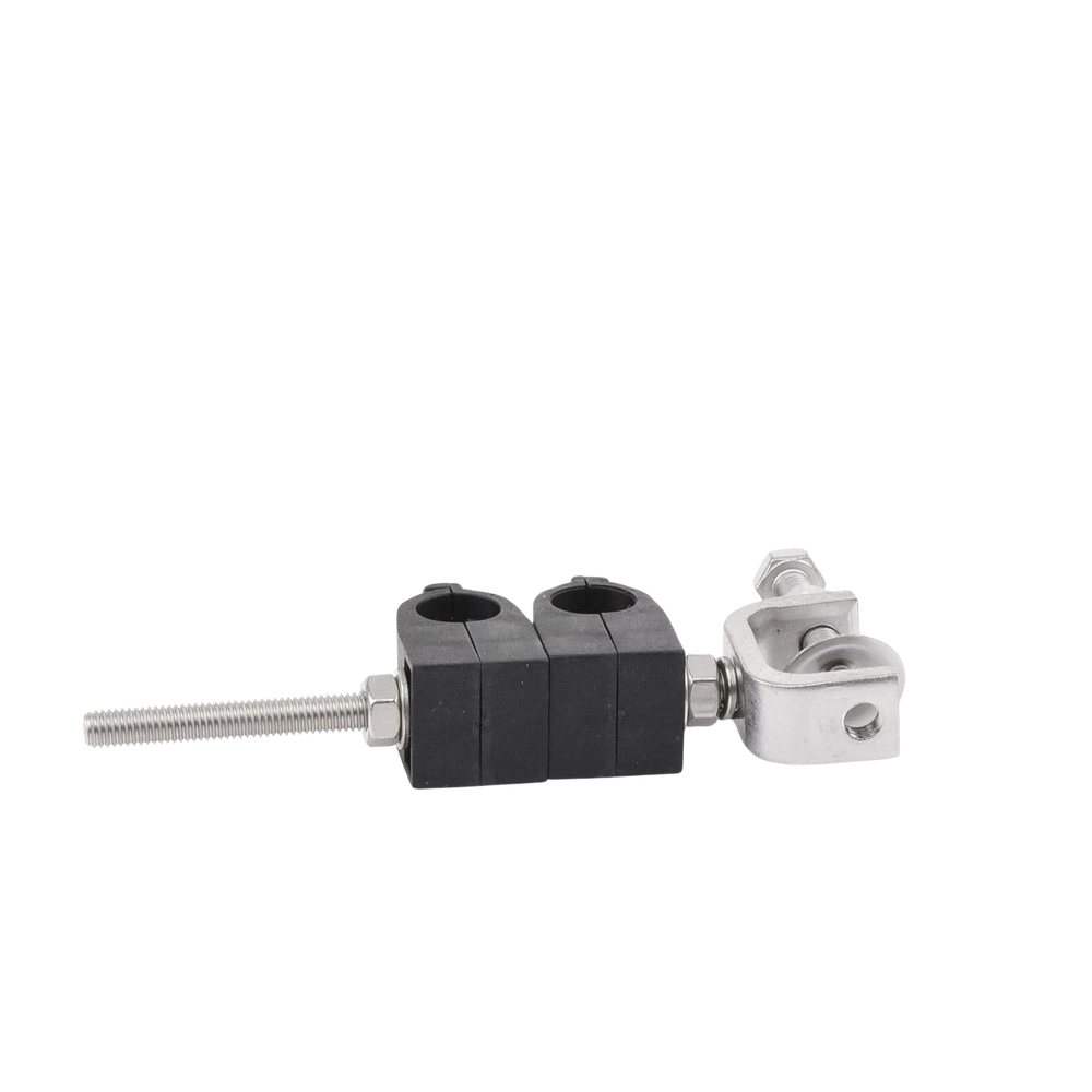 Sujetador de 2 Cables de 1/2. Instalaci?n en ?ngulo. Soporte de Acero Inoxidable - Image 3