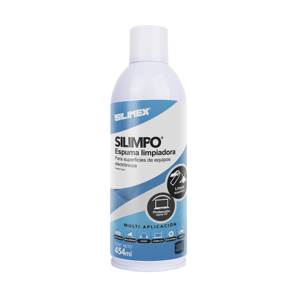 Espuma Limpiadora para Todo Tipo de Superficies Pl?sticas y Met?licas de Sistemas de V?deo, Audio, Telefon?a y Equipo de C?mputo, Contiene Protectores de Rayos UV, 454 ml