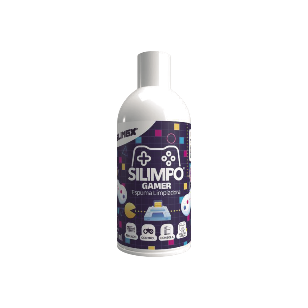 Silimpo Gamer La Espuma de Limpieza con Protecci?n UV, Efecto Anti-Est?tico y Aroma a Chicle para tus Dispositivos Gaming.