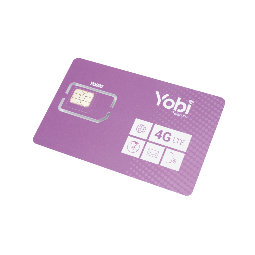 SIM Yobi para dispositivos móviles 3G/4G con recarga de 10GB cada mes durante 1 año de servicio (solo datos) - Image 2