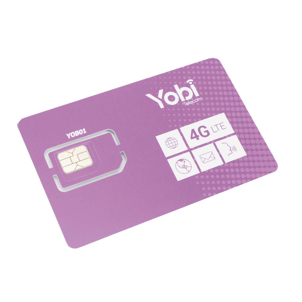 SIM Yobi para dispositivos móviles 3G/4G con recarga de 1GB cada mes durante 1 año de servicio (solo datos) - Image 2